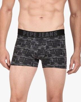Printed Trunks with Elasticated Waistband