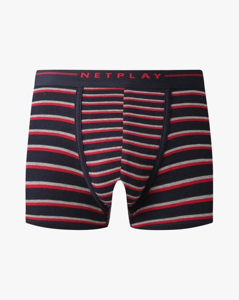 Striped Trunks with Elasticated Waist