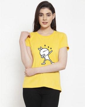 Short Sleeves T-shirt with Graphic Detail