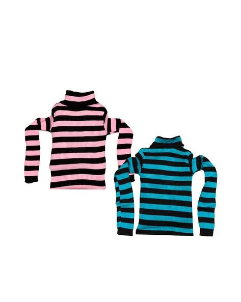 pack-of-2-striped-high-neck-pullovers