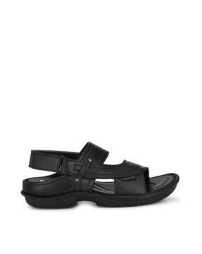 Slip-On Sandals with Cross Strap