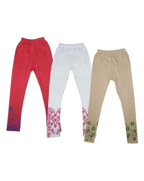 pack-of-3-floral-print-leggings-with-elasticated-waist