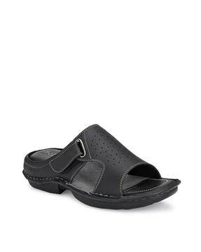 Perforated Slip-On Sandals