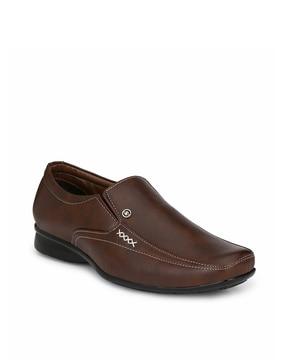 Slip-On Round-Toe Formal Shoes