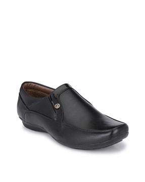 Slip-On Round-Toe Formal Shoes 