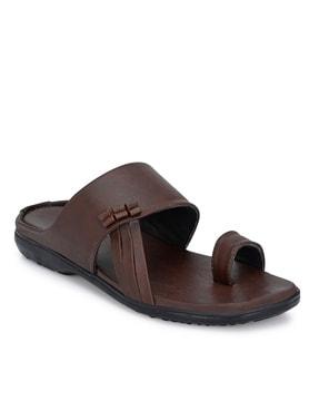 Slip-on Toe-Ring Sandals 