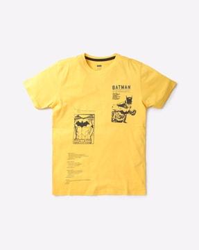 Batman Print Round-Neck T-shirt