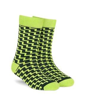 Geometric Print Socks