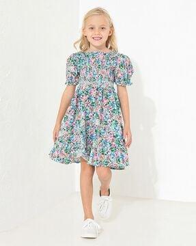 Floral Fit and Flare Dress