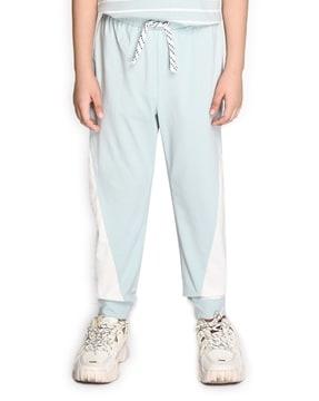 Mid Rise Joggers with Drawstring Waist