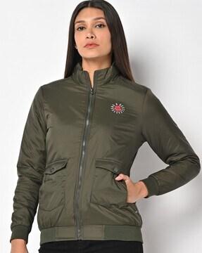 spyk-women-jackets-&-coats,-olive,-s