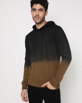 ombre-dyed-slim-fit-hoodie