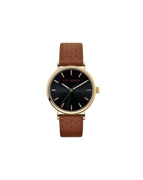 Analogue Watch with Leather Strap