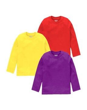 Pack of 3 Round-Neck T-shirts