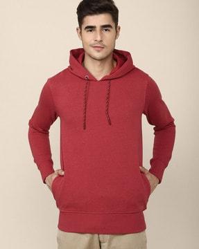 heathered-hoodie-with-seam-pockets