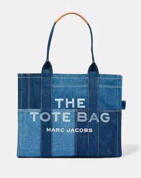 The Denim Large Tote Bag with Detachable Strap