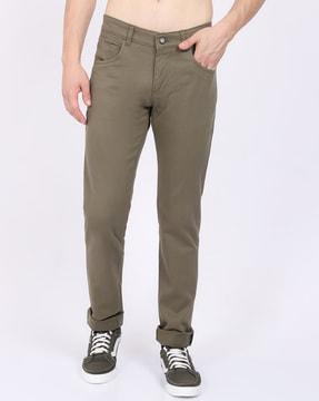 Flat Front Full Length Trousers