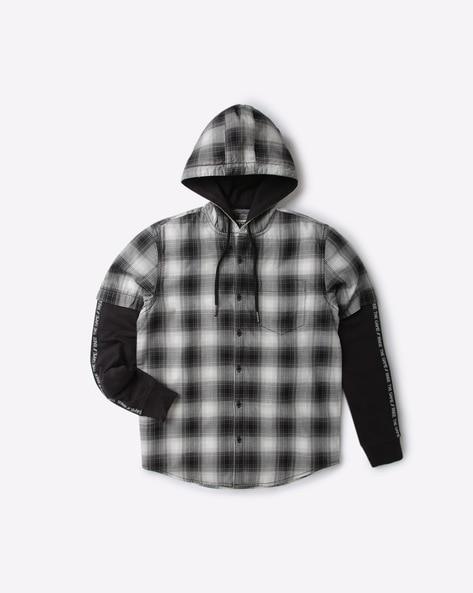 checked-hooded-shacket-with-patch-pocket