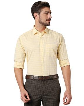 Checked Shirt with Full-Length Sleeves