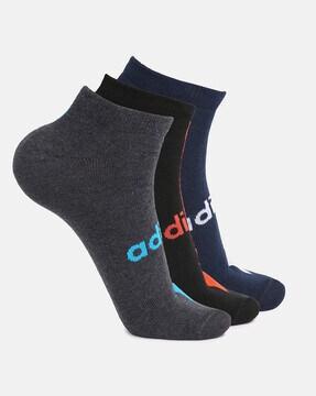Pack Of 3 Abstract Ankle Length Socks