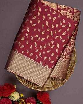 Leaf Pattern Traditional Saree
