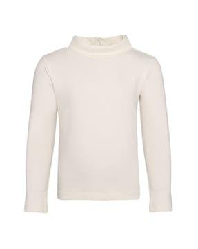 high-neck-pullover-with-ribbed-hem