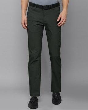 Flat-Front Chinos with Insert Pockets