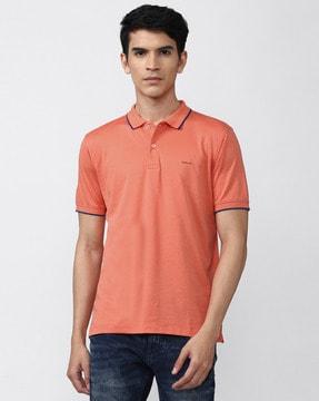 brand-print-polo-t-shirt-with-contrast-tipping