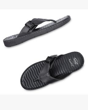 Slip-On Sandals with Buckle Detail