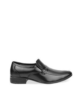 Leather Slip-On Formal Shoes
