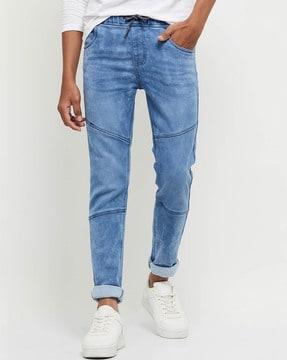 Heavily Washed Stretchable Jeans
