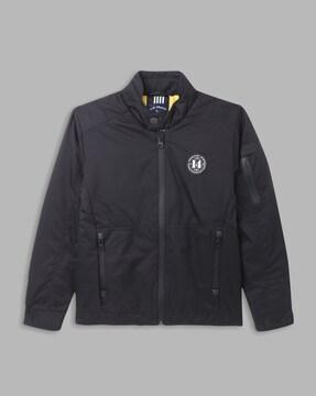 Full-Sleeve Zip-Front Jacket