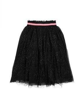 Speckle Flared Skirt