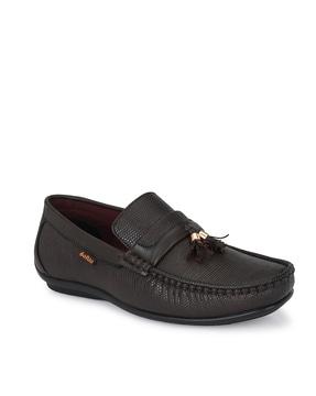 Square-Toe Slip-on Loafers
