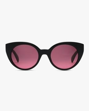 DL0083 01B 51 S Full-Rim Cateye Sunglasses