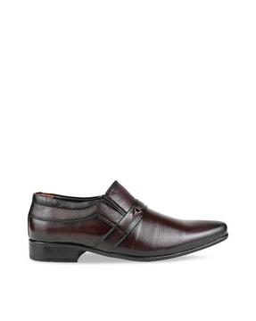 Round-Toe Slip-On Formal Shoes
