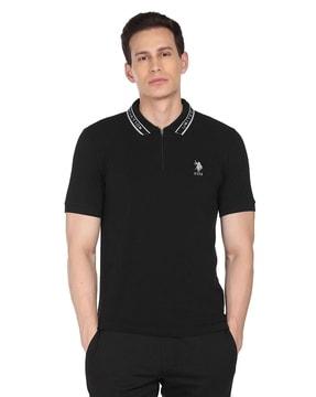 Polo T-Shirt with Logo Embroidery