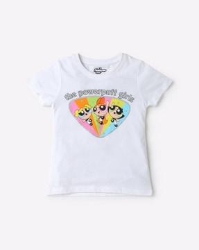Powerpuff Girls Print T-Shirt