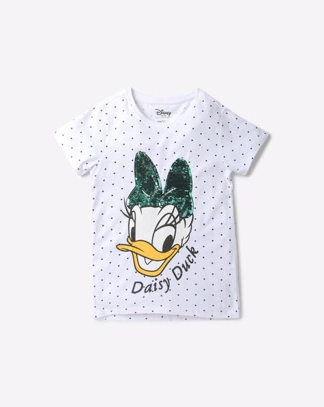 Embellished Donald Duck Crew-Neck T-Shirt