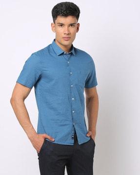 NP-34 BSC Slim Fit Shirt with French Placket