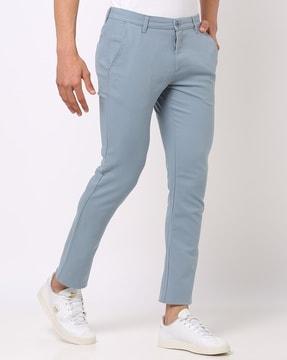 Skinny Fit Ankle-Length Chinos