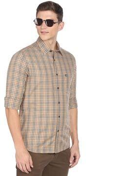 Checked Patch Pocket Shirt