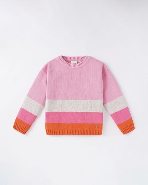 Sustainable Striped Round-Neck Sweater