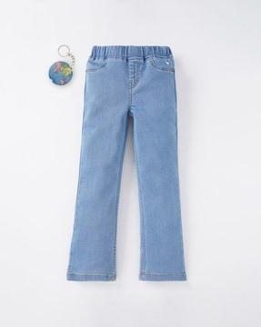 Sustainable Lightly Washed Straight Fit Jeans