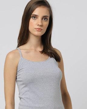 Heathered Camisole with Adjustable Straps