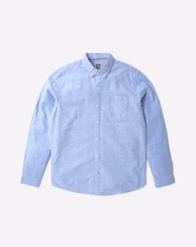 Oxford Shirt with Patch Pocket