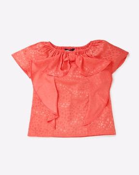 jacquard-top-with-ruffled-overlay