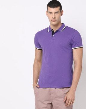 Polo T-Shirt with Side Vents