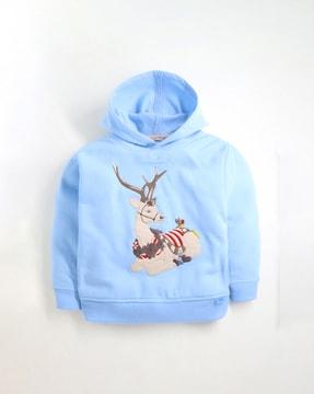 graphic-embroidery-hoodie-with-ribbed-hems