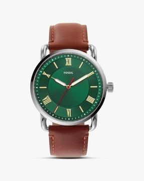 FS5737 Analogue Watch with Leather Strap